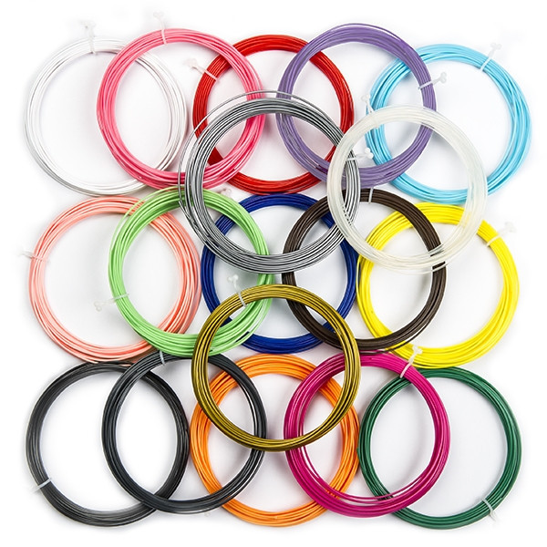 123-3D 3D pen filament - 18 colours (18 x 10 metres)  DPE00112 - 1
