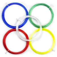 123-3D 3D pen filament - 5 transparent colours (5 x 10 metres)  DPE00114