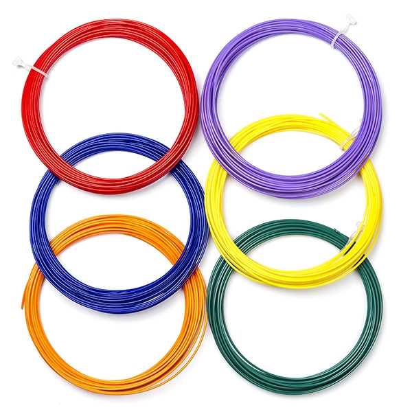 3D pen filament - 6 rainbow colours (6 x 10 metres) DPE00049 - 1