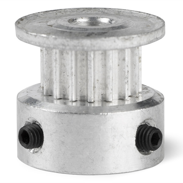 123-3D Aluminium GT2 timing belt pulley, 20 teeth, 6mm belt, 5mm bore GT2 20T W6 B5  DME00007 - 1