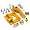 123-3D Aluminium MK8 Bowden gold left extruder upgrade kit  DEX00014 - 1