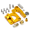 Aluminium MK8 Bowden gold right extruder upgrade kit DEX00015 - 1