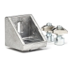Aluminium corner bracket for 3030 extrusion profile including mounting materials (123-3D brand)