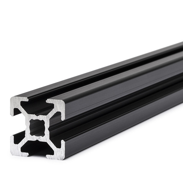 123-3D Aluminium profile 2020 black, 1m length (123-3D brand) HFSB5-2020-1000 DFC00081 - 1