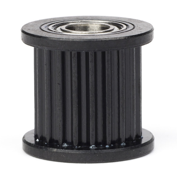 123-3D Black GT2 timing belt pulley with bearing, 20 teeth, 9mm belt, 5mm bore  DME00089 - 1