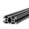 Black aluminium 2040 profile, 1m length (123-3D brand)
