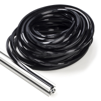 123-3D Black slot cover 6mm for 2020 profile (15 metres)  DFC00143