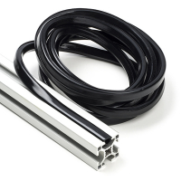 123-3D Black slot cover 8mm for 3030 profile (2.5 metres)  DFC00172