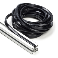123-3D Black slot cover 8mm for 3030 profile (5 metres)  DFC00173