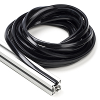 123-3D Black slot cover 8mm for 3030 profile (7.5 metres)  DFC00174