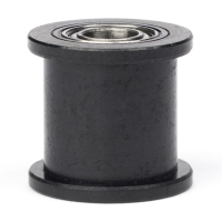 123-3D Black timing belt idler pulley, 9mm belt, 5mm bore  DME00086