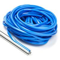 123-3D Blue slot cover 6mm for 2020 profile (15 metres)  DFC00114