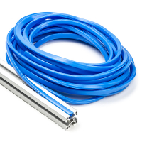 123-3D Blue slot cover 8mm for 3030 profile (10 metres)  DFC00148