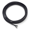 Braided black cord, 2.5m DKA00026 - 1