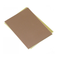 123-3D Epoxy FR-4 PCB single-sided 35µm copper, 100mm x 200mm  DBB00003