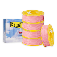 123-3D Filament 5-pack light pink 1.75mm PLA 1.1kg  DFE20319