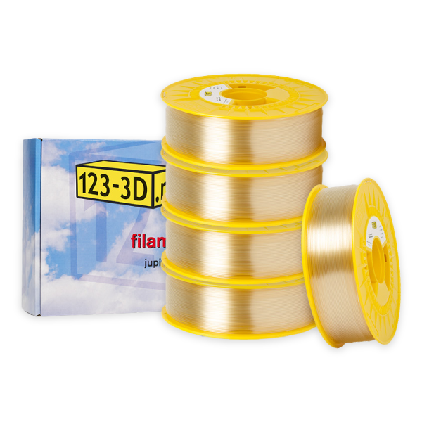 123-3D Filament 5-pack neutral 1.75mm PLA 1.1kg  DFE20310 - 1