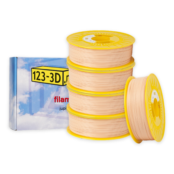 123-3D Filament 5-pack nude 1.75mm PLA 1.1kg  DFE20317 - 1