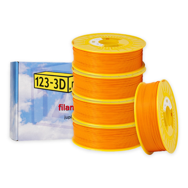 123-3D Filament 5-pack orange 1.75mm PLA 1.1kg  DFE20309 - 1