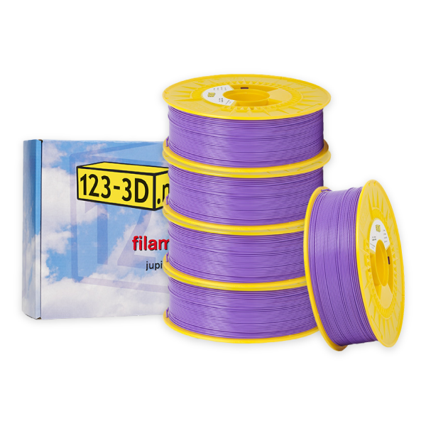 123-3D Filament 5-pack purple 1.75mm PLA 1.1kg  DFE20316 - 1