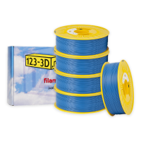 123-3D Filament 5-pack sky blue 1.75mm PLA 1.1kg  DFE20314