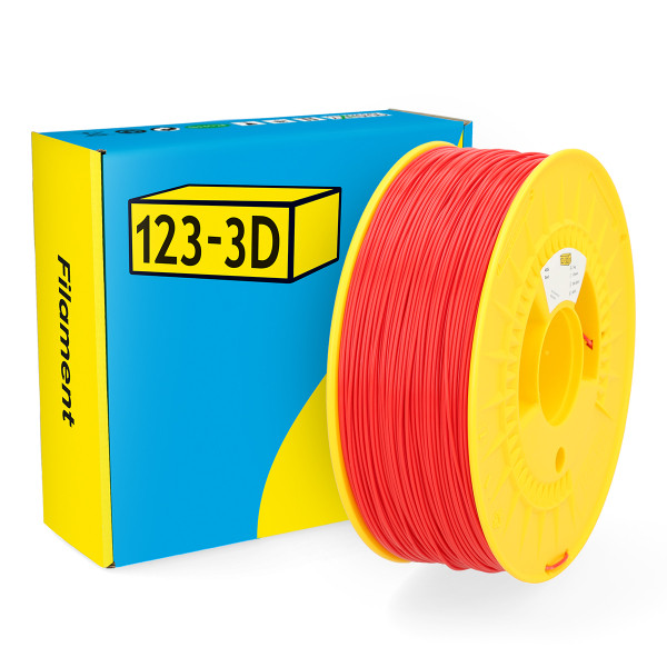 123-3D Filament ABS Red 1.75mm 1 kg DHM00147 - 1