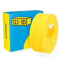 123-3D Filament ABS Yellow 1.75mm 1 kg DHM00141
