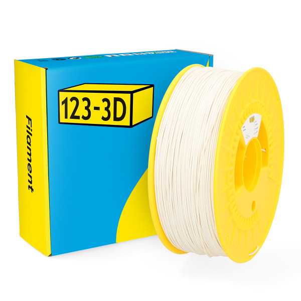 123-3D Filament ASA White 1.75mm 1 kg DHM00153 - 1