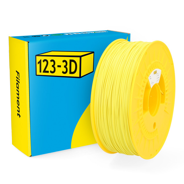 123-3D Filament ASA Yellow 1.75mm 1 kg  DHM00155 - 1