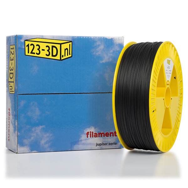 123-3D Filament Black 1.75 mm ABS 2.3 kg  DFP01101 - 1