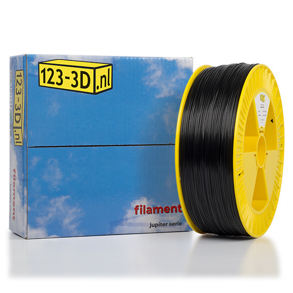 123-3D Filament Black 1.75 mm PETG 3 kg (new)  DFP01124 - 1