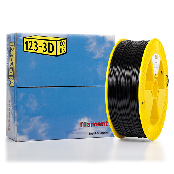 123-3D Filament Black 2.85 mm PETG 2.3 kg  DFP01126 - 1