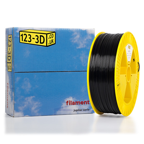 123-3D Filament Black 2.85mm PETG 2.3 kg DFP01126 - 1