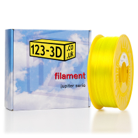 123-3D Filament Fluorescent Yellow 1.75mm PLA 1.1kg (New Improved)  DFP01042