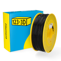 123-3D Filament PCTG Black 1.75 mm 1 kg  DHM00233