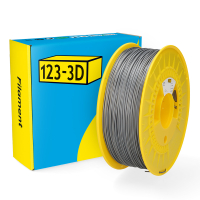 123-3D Filament PCTG Silver 1.75 mm 1 kg  DHM00227