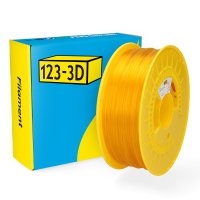 123-3D Filament PCTG Transparent Yellow 1.75 mm 1 kg  DHM00222