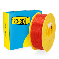 123-3D Filament PC Transparent Orange 1.75mm 1kg  DHM00204