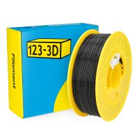 123-3D Filament PETG Black 1.75 mm 1 kg DHM00128