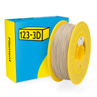 123-3D Filament PETG Matte Beige 1.75 mm 1 kg  DHM00250