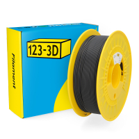 123-3D Filament PETG Matte Black 1.75mm 1kg  DHM00249