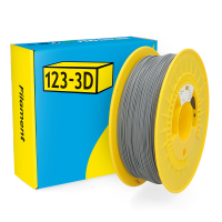 123-3D Filament PETG Matte Grey 1.75mm 1kg DHM00248