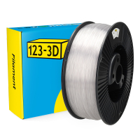 123-3D Filament PETG Transparent 1.75 mm 2.3 kg DHM00192