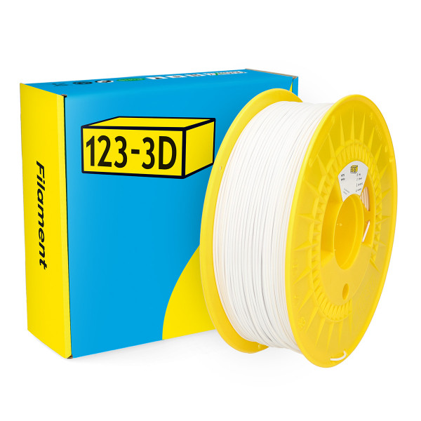 123-3D Filament PETG White 1.75 mm 1 kg DHM00129 - 1