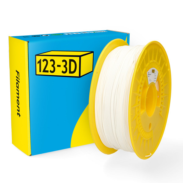 123-3D Filament PLA Antibacterial White 1.75mm 1kg  DHM00240 - 1