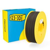 123-3D Filament PLA Bio Wood Ebony 1.75mm 1 kg  DHM00125