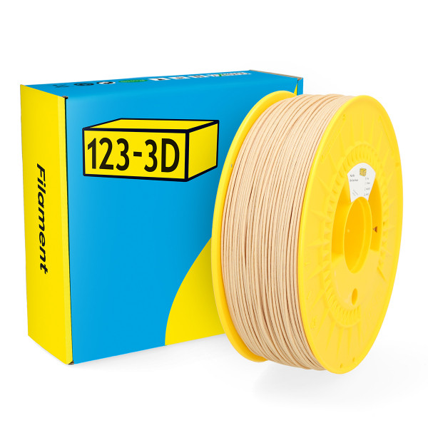 123-3D Filament PLA Bio Wood Oak 1.75 mm 1 kg  DHM00127 - 1