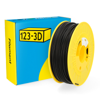 123-3D Filament PLA Black 2.85mm 1kg DHM00025