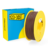 123-3D Filament PLA Brown 1.75mm 1 kg DHM00020