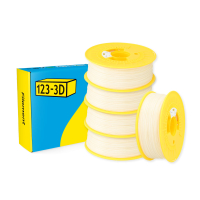 123-3D Filament PLA Cream White 1.75 mm 5-pack 1 kg DHM10074